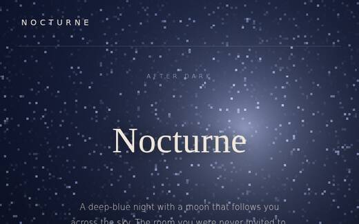 Nocturne design direction