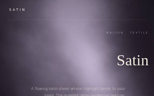 Satin design direction
